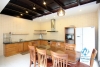 Modern garden house with furnished, 2 bedrooms for rent in Tay Ho area.